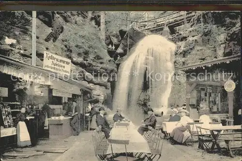 Bastei Saechsische Schweiz Amselfall Kat. Rathen Sachsen