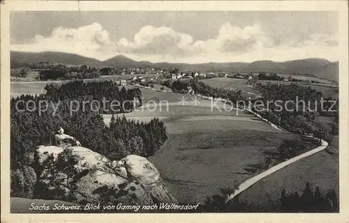 Waltersdorf Bad Schandau Blick von Gamrig