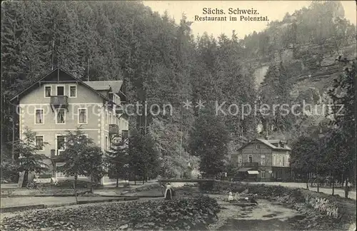 Polenztal Restaurant Kat. Hohnstein