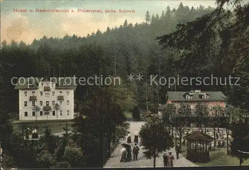 Polenztal Hotel und Restauration zum Polenztal Kat. Hohnstein