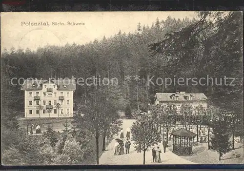 Polenztal Waltersdorfer Muehle Kat. Hohnstein