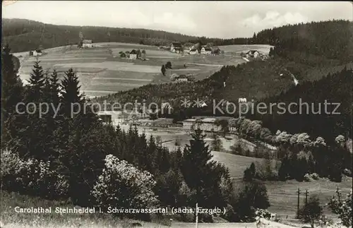 Schwarzwassertal Erzgebirge Carolathol Steinheidel Kat. Zoeblitz