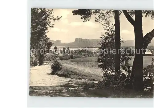 Kleinhennersdorf Panorama Kat. Gohrisch