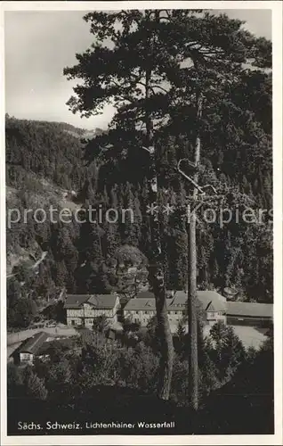 Saechsische Schweiz Lichtenhainer Wasserfall Kat. Rathen Sachsen