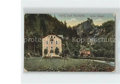 Polenztal Hotel zum Polenztal Kat. Hohnstein