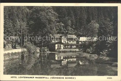 Lichtenhain Sebnitz Wasserfall Hotel  Kat. Sebnitz