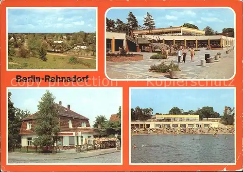 Rahnsdorf Berlin Teilansicht Strandbad Mueggel Cafe / Berlin /Berlin Stadtkreis