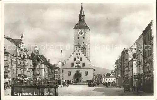 Deggendorf Donau Luitpoldplatz Rathaus Kat. Deggendorf