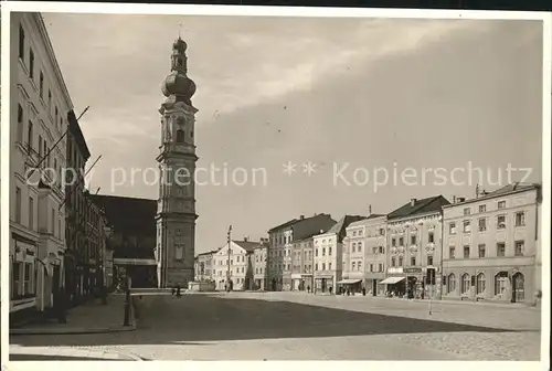 Deggendorf Donau Marktpaltz Kirche Kat. Deggendorf