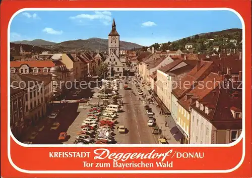 Deggendorf Donau Luitpoldplatz Rathaus Kat. Deggendorf