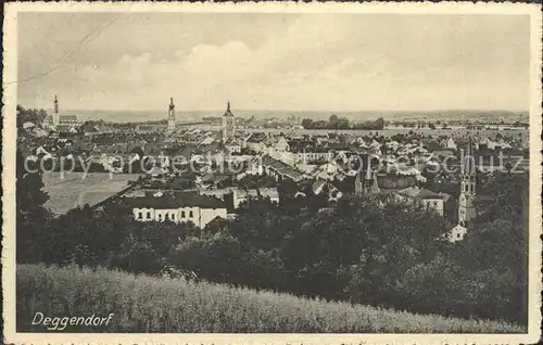 Deggendorf Donau Totalansicht Kat. Deggendorf