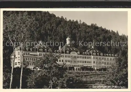 Deggendorf Donau Sanatorium am Hausstein Kat. Deggendorf