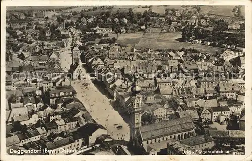 Deggendorf Donau Fliegeraufnahme Kat. Deggendorf