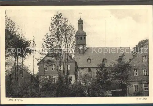 Lauter Bernsbach Kirche Kat. Bernsbach