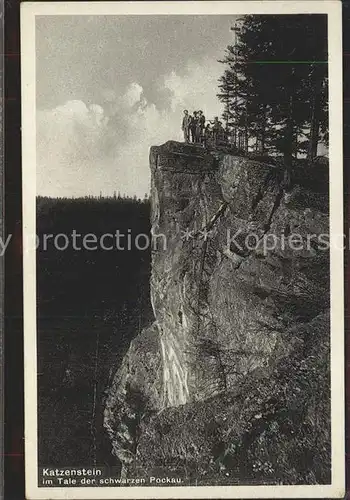 Schwarzwassertal Erzgebirge Katzenstein Kat. Zoeblitz