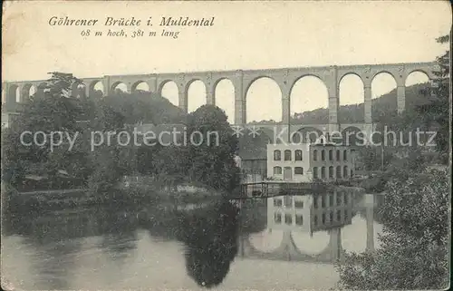 Goehrener Bruecke im Muldental Kat. Wechselburg