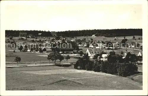 Georgenfeld Gesamtansicht Handabzug Kat. Zinnwald Georgenfeld