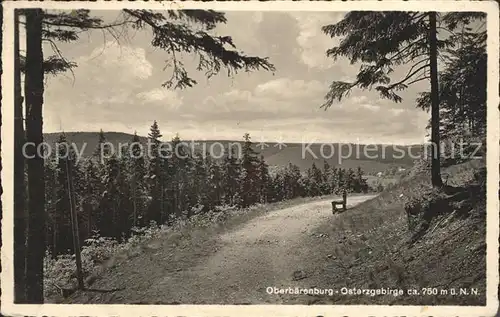 Oberbaerenburg Waldweg Fernsicht /  /