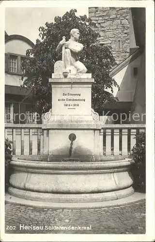 Herisau AR Soldatendenkmal Kat. Herisau