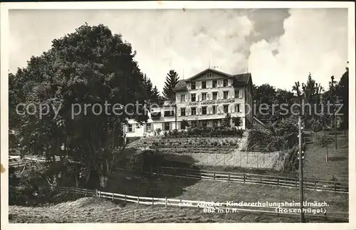 Urnaesch AR Zuercher Kindererholungsheim Rosenhuegel Kat. Urnaesch