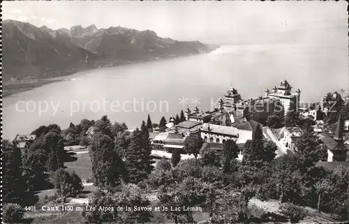 Caux VD Les Alpes de la Savoie Lac Leman Kat. Caux