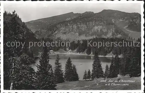 Lac des Chavonnes Panorama Kat. Les Diablerets