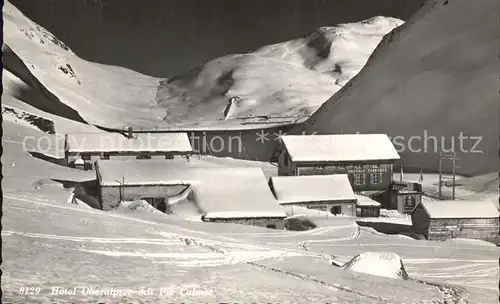 Oberalpsee Hotel Oberalpsee mit Piz Calmot Kat. Andermatt