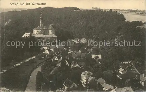 Weesenstein Schloss und Dorf