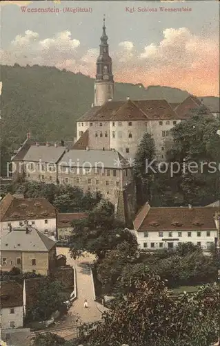 Weesenstein Schloss im Mueglitztal