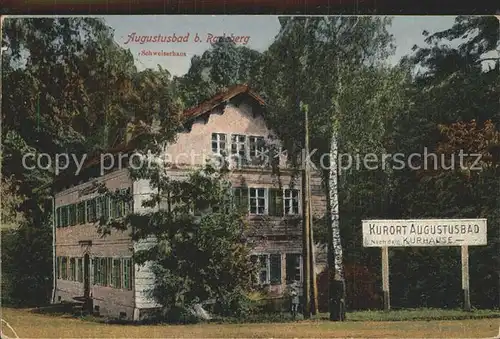 Augustusbad Liegau Schweizerhaus