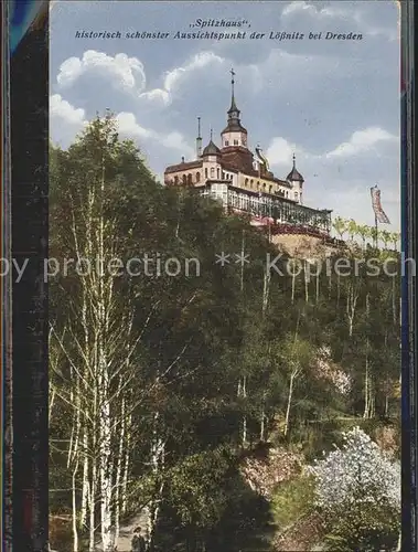 Loessnitz Dresden Spitzhaus Kat. Dresden Elbe