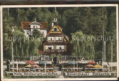 Poetzscha Wehlen Hotel Bauernhaeusl Poetzscha Kat. Wehlen Sachsen