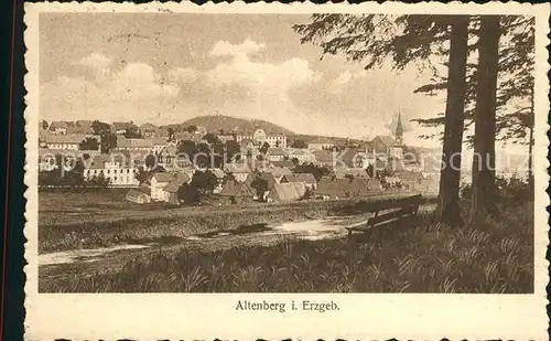 Altenberg Erzgebirge Stadtansicht Kat. Geising