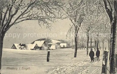 Altenberg Erzgebirge Winter Kat. Geising