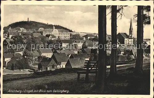 Altenberg Erzgebirge Geisingberg Kat. Geising