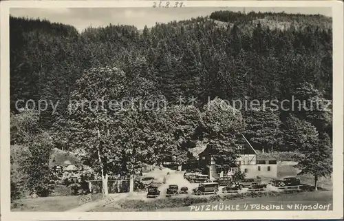 Poebeltal Putzmuehle Kat. Schmiedeberg Osterzgebirge