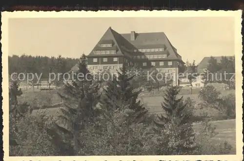 Altenberg Erzgebirge Sanatorium Raupennest Kat. Geising