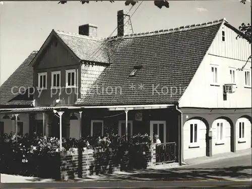 Herrenwalde Waltersdorf Konsum Gaststaette Grenzstuebl