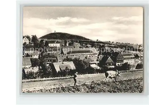 Altenberg Erzgebirge Landwirtschaft Ackerbau Pflug Geisingberg Kat. Geising