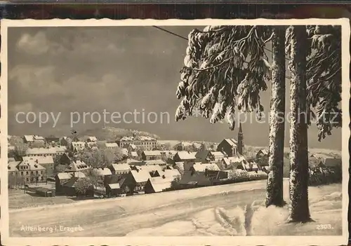 Altenberg Erzgebirge Stadtansicht Kat. Geising