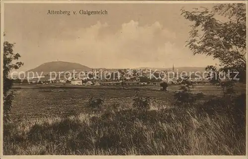 Altenberg Erzgebirge Blick vom Galgenteich Kat. Geising