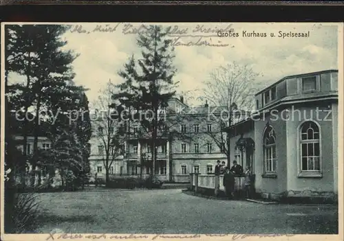 Bad Kreischa Sanatorium Grosses Kurhaus Speisesaal