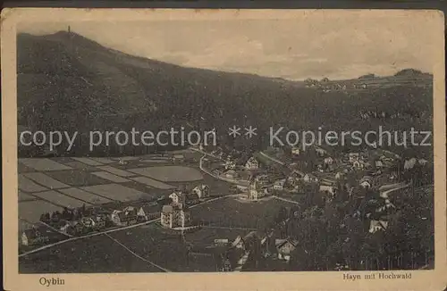 Hayn Oybin mit Hochwald Zittauer Gebirge