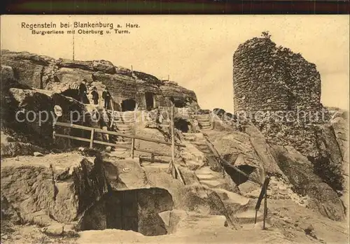 Regenstein (Burg) Burgverlies Oberburg Turm