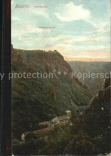 Bodetal Harz Waldkater Hexentanzplatz Kat. Treseburg