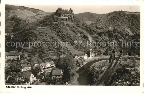 Foto Zeitz F.G. Nr. 135 Altenahr Burg Are  Kat. Berchtesgaden