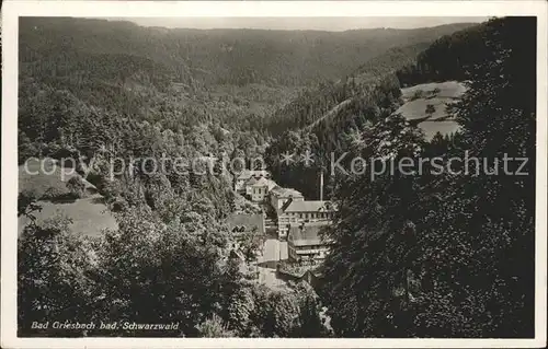 Bad Griesbach Schwarzwald Kurhaus Muettererholungsheim Stahl- und Moorbad / Bad Peterstal-Griesbach /Ortenaukreis LKR