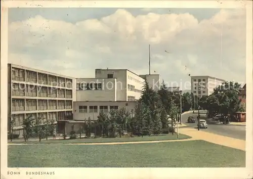 Bonn Rhein Bundeshaus / Bonn /Bonn Stadtkreis