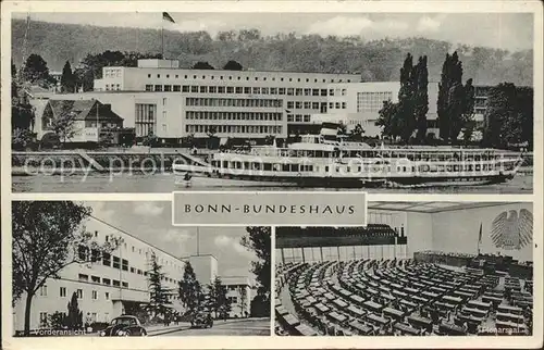 Bonn Rhein Bundeshaus / Bonn /Bonn Stadtkreis