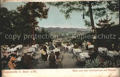 Bonn Rhein Casselsruhe Gartenrestaurant / Bonn /Bonn Stadtkreis